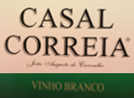 Logotipo de Casal Correia com linha verde de Vinho Branco