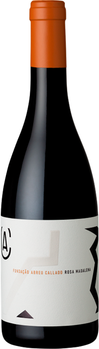 Garrafa de vinho Fundação Abreu Callado Rosa Madalena
