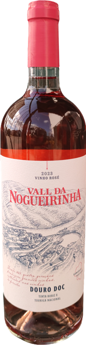 Garrafa de vinho Vall da Nogueirinha Rosé