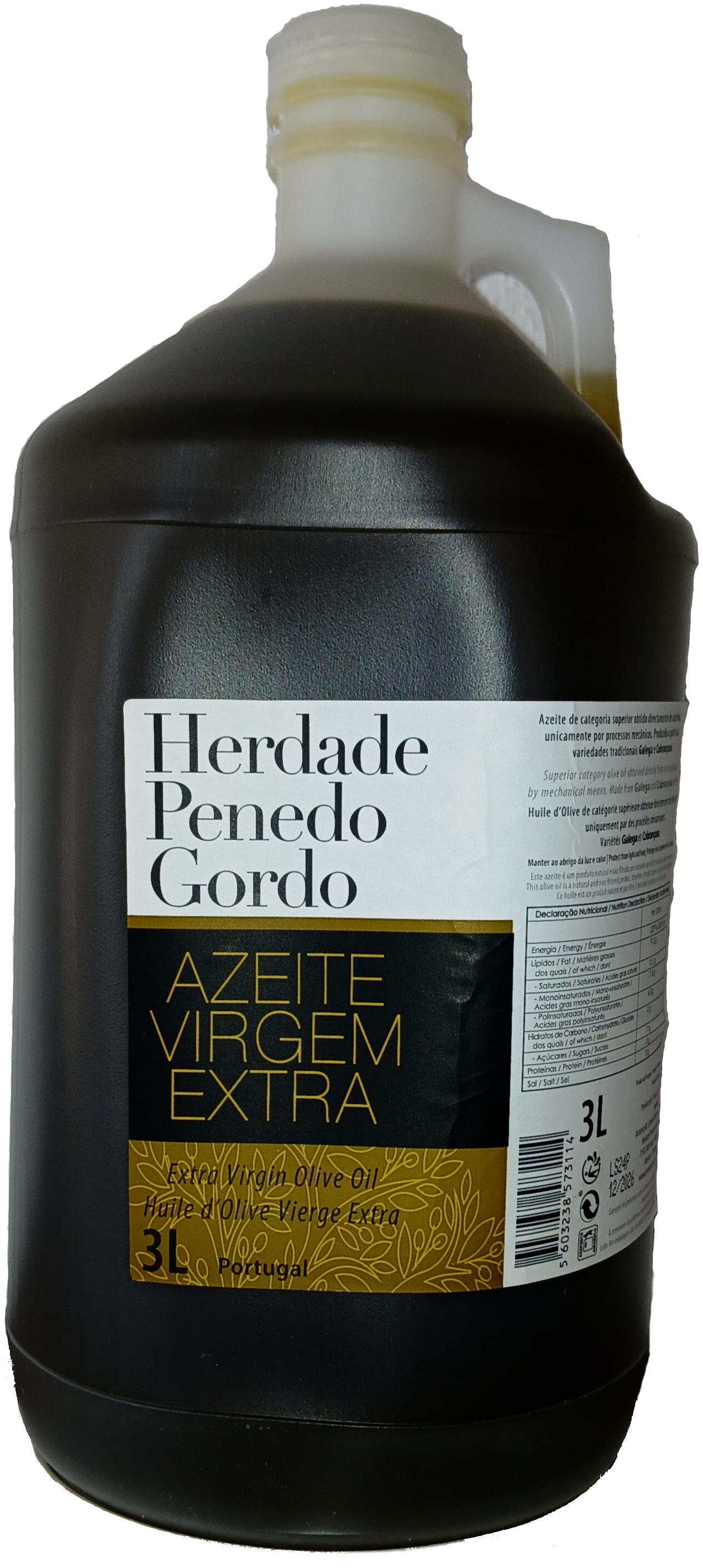 Garrafão 3L de Azeite Herdade Penedo Gordo